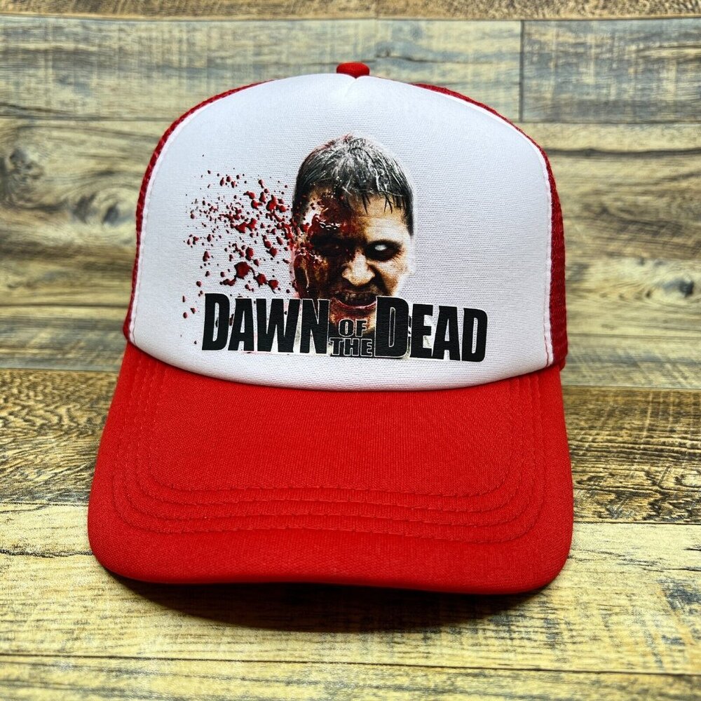 Dawn Of The Dead 1978 Unisex Trucker Hat Red Snapback 70s Horror Baseball Cap